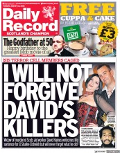 Daily Record (UK) Newspaper Front Page for 23 August 2022