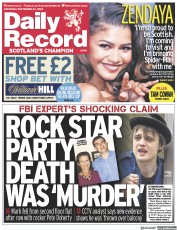 Daily Record front page for 23 September 2023