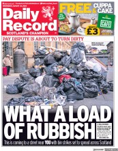 Daily Record (UK) Newspaper Front Page for 24 August 2022