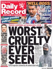 Daily Record (UK) Newspaper Front Page for 26 April 2022