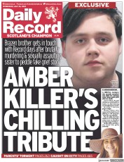 Daily Record (UK) Newspaper Front Page for 26 July 2023