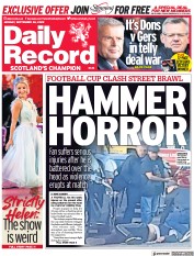 Daily Record front page for 26 September 2022