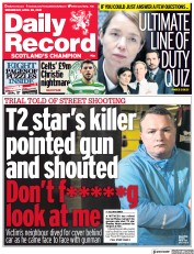 Daily Record (UK) Newspaper Front Page for 28 April 2021