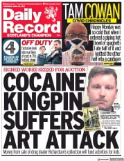 Daily Record (UK) Newspaper Front Page for 29 April 2021