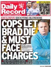 Daily Record front page for 2 August 2022