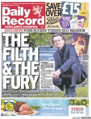 Daily Record (UK) Newspaper Front Page for 30 March 2023