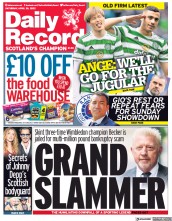 Daily Record (UK) Newspaper Front Page for 30 April 2022