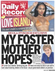 Daily Record front page for 30 May 2023