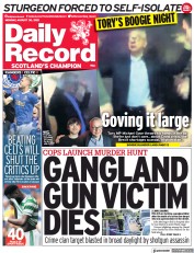 Daily Record (UK) Newspaper Front Page for 30 August 2021