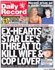 Daily Record (UK) Newspaper Front Page for 30 August 2022
