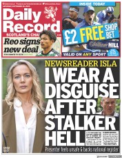 Daily Record front page for 30 September 2023