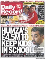 Daily Record (UK) Newspaper Front Page for 3 May 2023