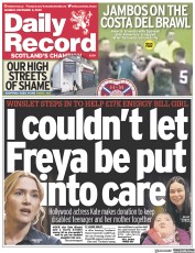 Daily Record (UK) Newspaper Front Page for 5 December 2022