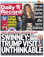 Daily Record front page for 5 March 2025