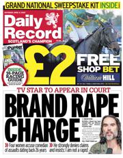 Daily Record front page for 5 April 2025