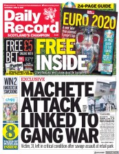 Daily Record (UK) Newspaper Front Page for 5 June 2021