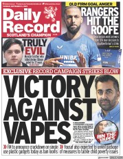 Daily Record (UK) Newspaper Front Page for 5 September 2023