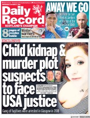 Daily Record (UK) Newspaper Front Page for 6 October 2021