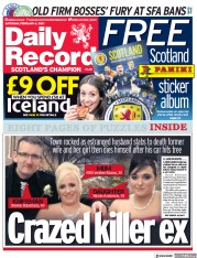 Daily Record (UK) Newspaper Front Page for 6 February 2021