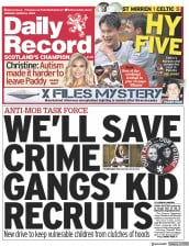 Daily Record (UK) Newspaper Front Page for 6 March 2023