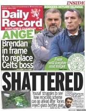 Daily Record (UK) Newspaper Front Page for 6 June 2023