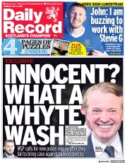 Daily Record (UK) Newspaper Front Page for 6 July 2021
