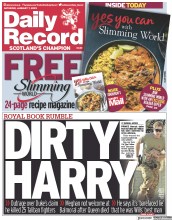 Daily Record (UK) Newspaper Front Page for 7 January 2023