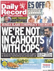 Daily Record (UK) Newspaper Front Page for 7 April 2023