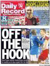Daily Record (UK) Newspaper Front Page for 9 March 2022