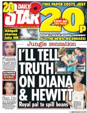 Daily Star (UK) Newspaper Front Page for 10 November 2015