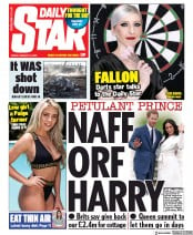 Daily Star (UK) Newspaper Front Page for 10 January 2020