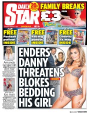 Daily Star (UK) Newspaper Front Page for 10 February 2018