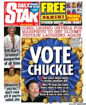 Daily Star (UK) Newspaper Front Page for 10 February 2023