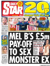 Daily Star (UK) Newspaper Front Page for 10 April 2017