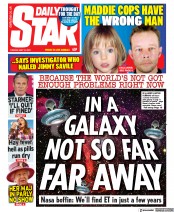 Daily Star (UK) Newspaper Front Page for 10 May 2022
