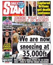 Daily Star (UK) Newspaper Front Page for 10 June 2022