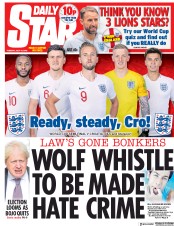 Daily Star (UK) Newspaper Front Page for 10 July 2018