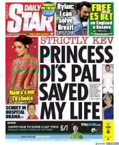 Daily Star (UK) Newspaper Front Page for 10 September 2019