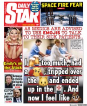 Daily Star (UK) Newspaper Front Page for 10 September 2021