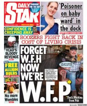 Daily Star (UK) Newspaper Front Page for 11 October 2022