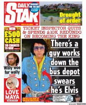 Daily Star (UK) Newspaper Front Page for 11 January 2023