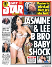 Daily Star Newspaper Front Page (UK) for 11 February 2014