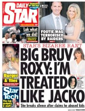 Daily Star (UK) Newspaper Front Page for 11 March 2019