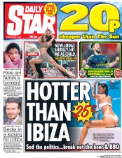 Daily Star (UK) Newspaper Front Page for 11 May 2017