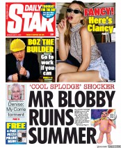 Daily Star (UK) Newspaper Front Page for 11 May 2020