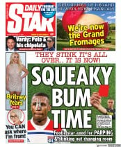 Daily Star (UK) Newspaper Front Page for 11 May 2022