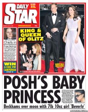Daily Star (UK) Newspaper Front Page for 11 July 2011
