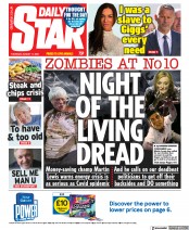 Daily Star front page for 11 August 2022