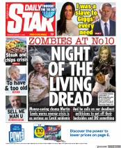 Daily Star (UK) Newspaper Front Page for 11 August 2022