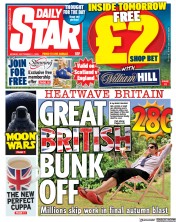 Daily Star front page for 11 September 2023